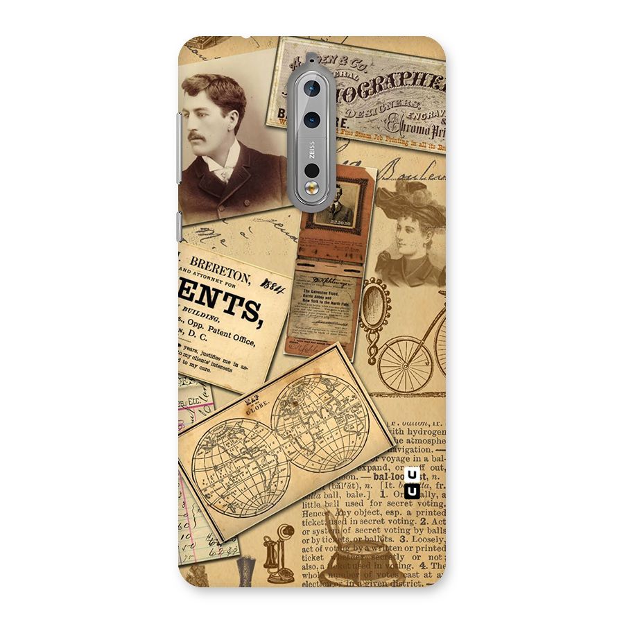 Vintage Memories Back Case for Nokia 8