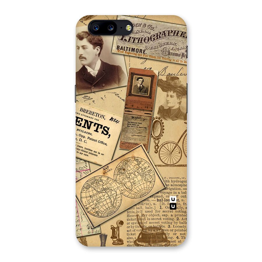 Vintage Memories Back Case for OnePlus 5
