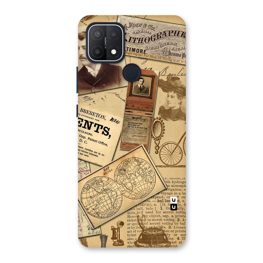 Vintage Memories Back Case for Oppo A15