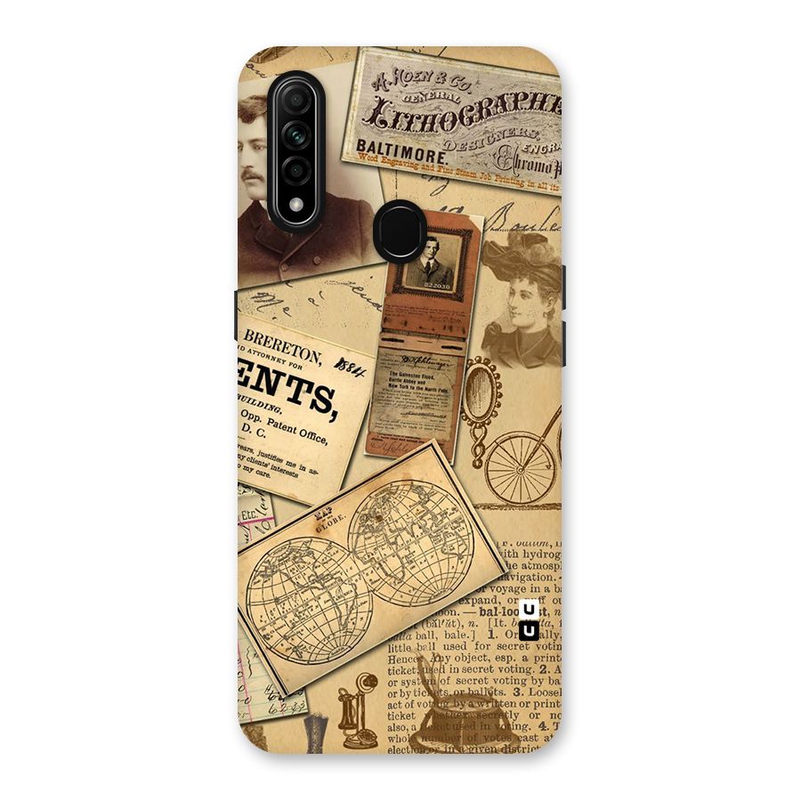 Vintage Memories Back Case for Oppo A31