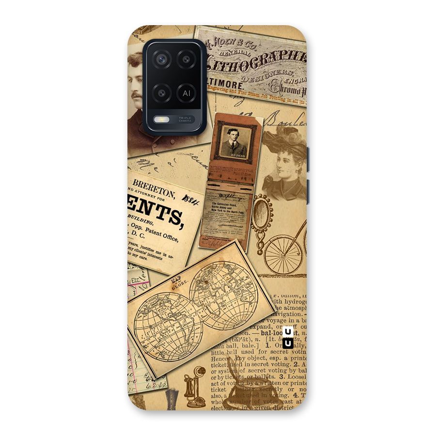 Vintage Memories Back Case for Oppo A54