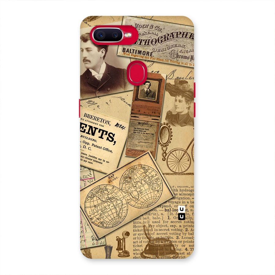 Vintage Memories Back Case for Oppo F9 Pro