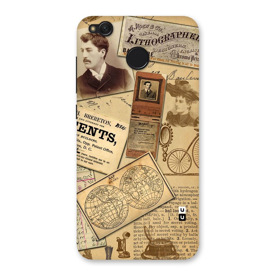 Vintage Memories Back Case for Redmi 4