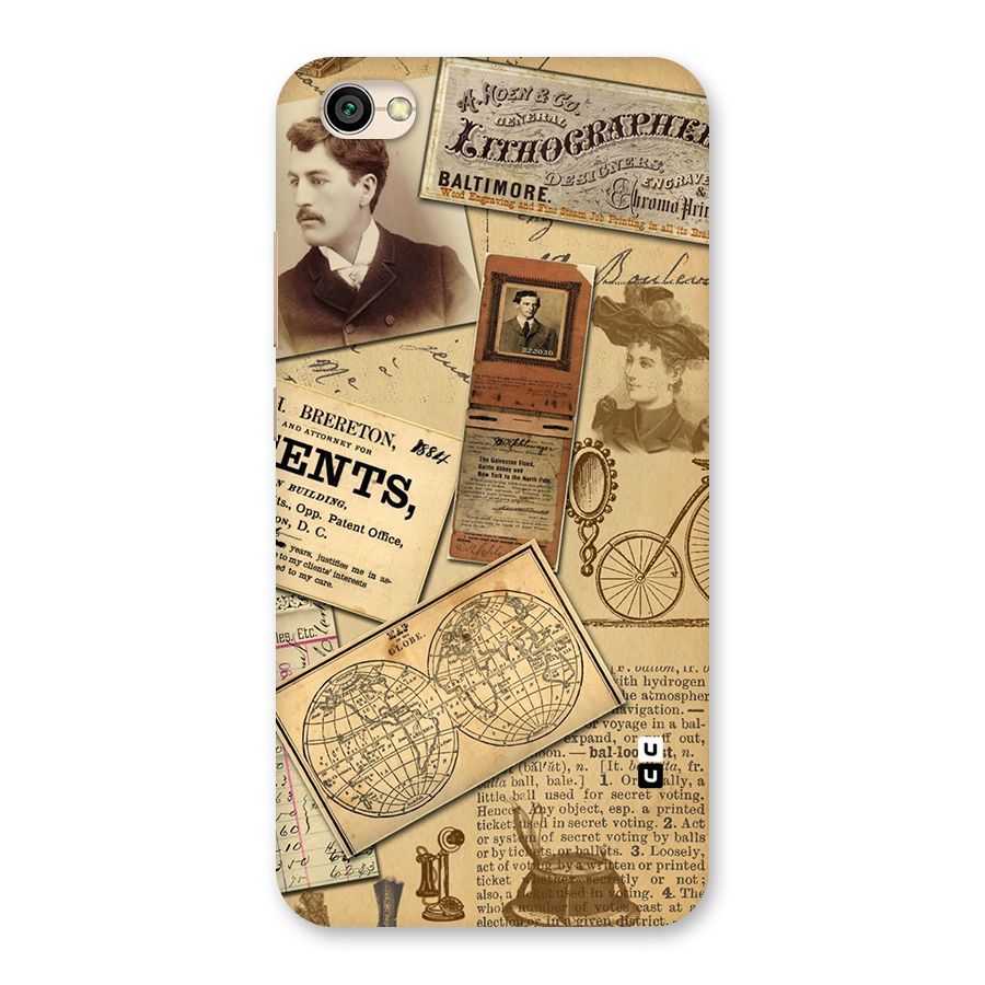 Vintage Memories Back Case for Redmi Y1 Lite