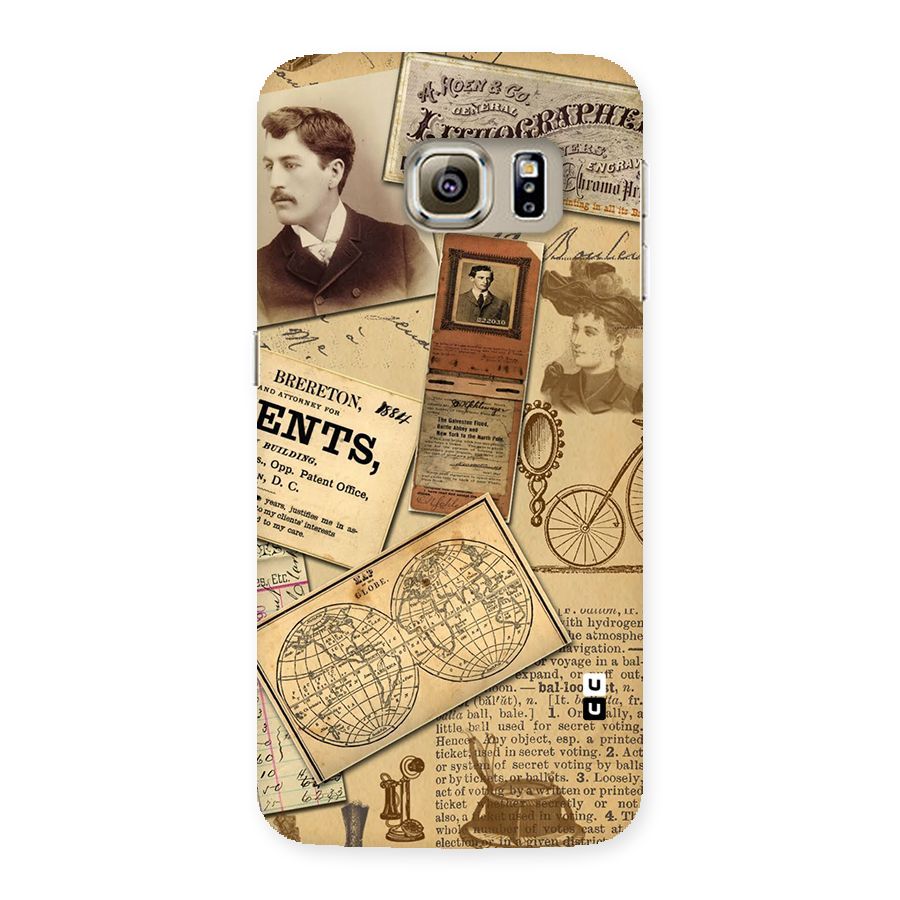 Vintage Memories Back Case for Samsung Galaxy S6 Edge