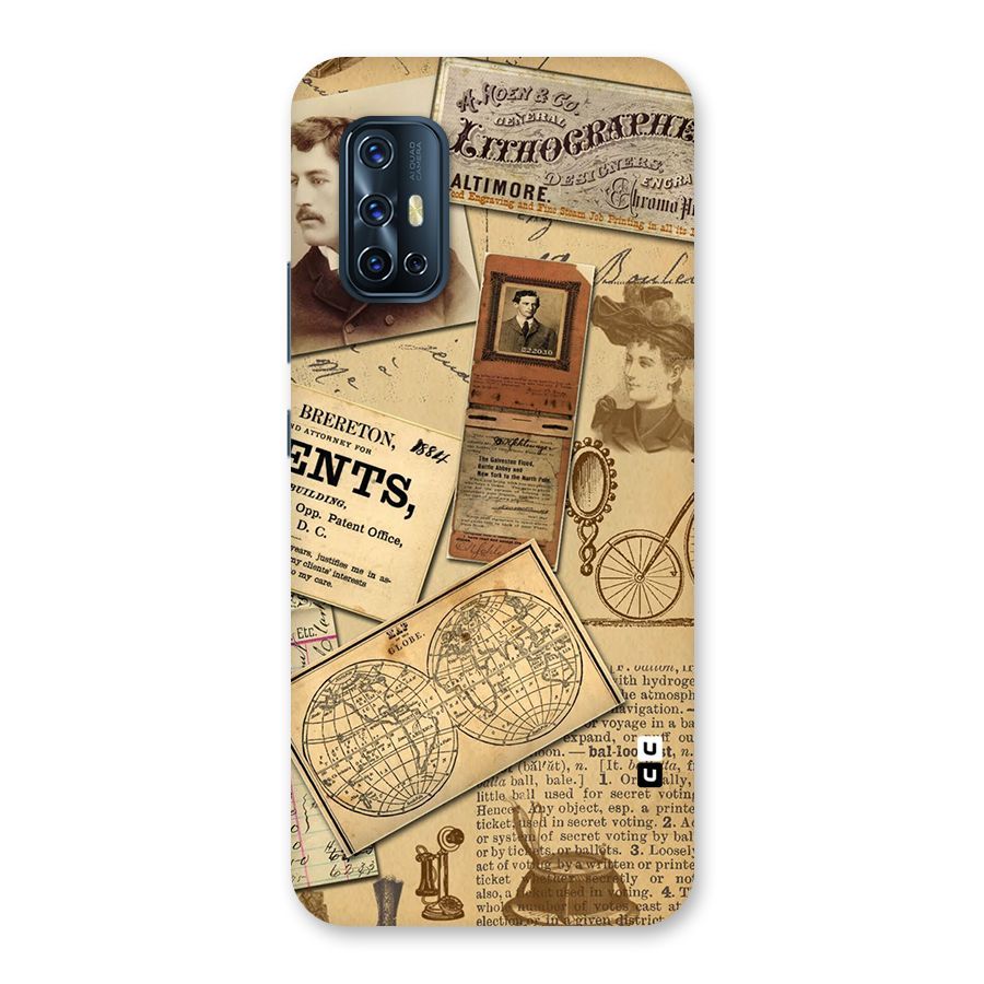 Vintage Memories Back Case for Vivo V17