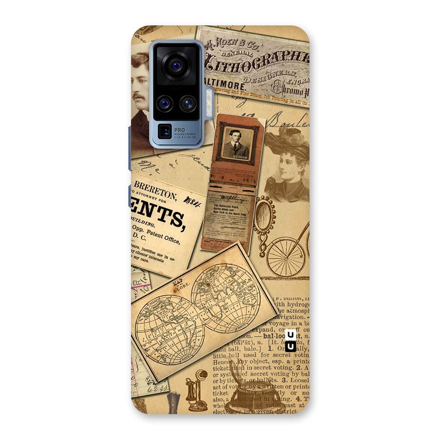 Vintage Memories Back Case for Vivo X50 Pro