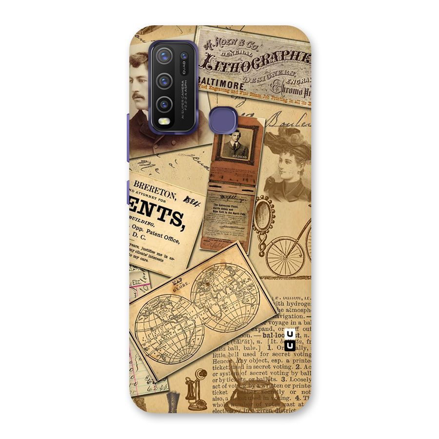 Vintage Memories Back Case for Vivo Y30