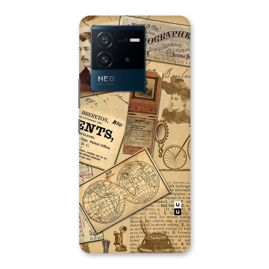 Vintage Memories Back Case for Vivo iQOO Neo 6 5G