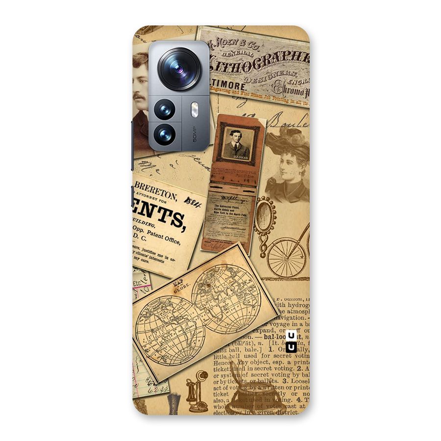 Vintage Memories Back Case for Xiaomi 12 Pro