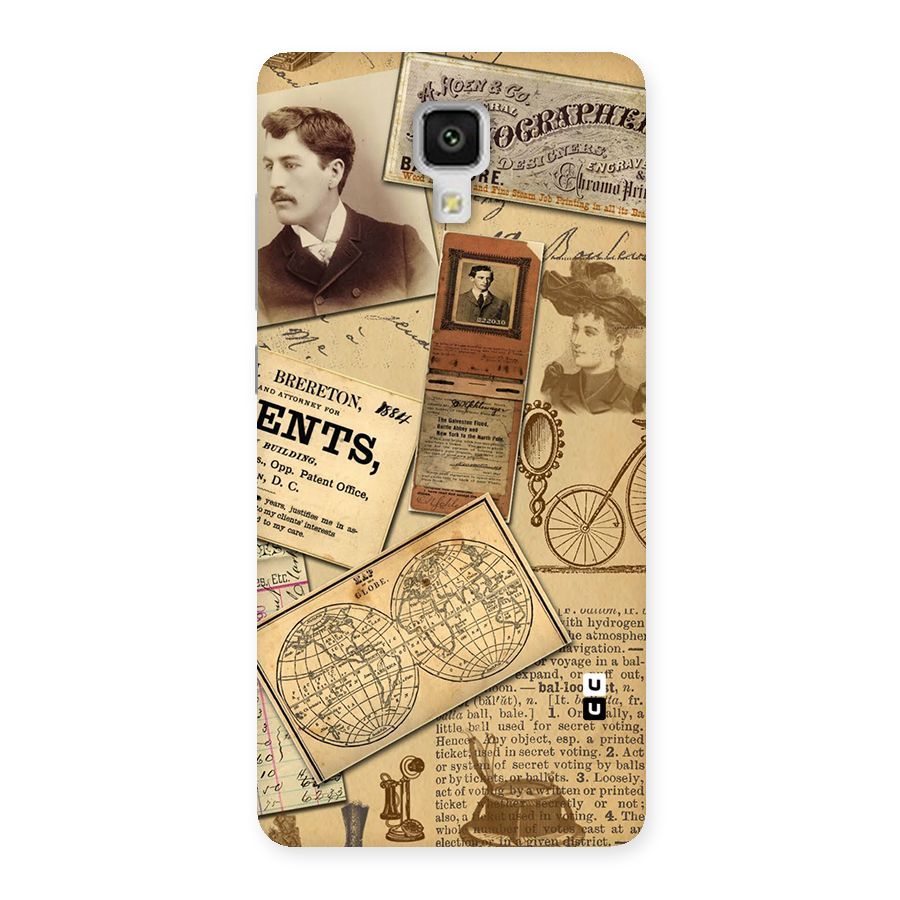 Vintage Memories Back Case for Xiaomi Mi 4