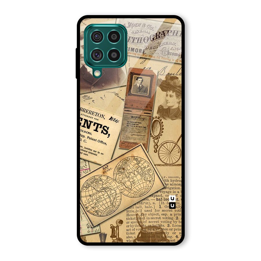 Vintage Memories Glass Back Case for Galaxy F62