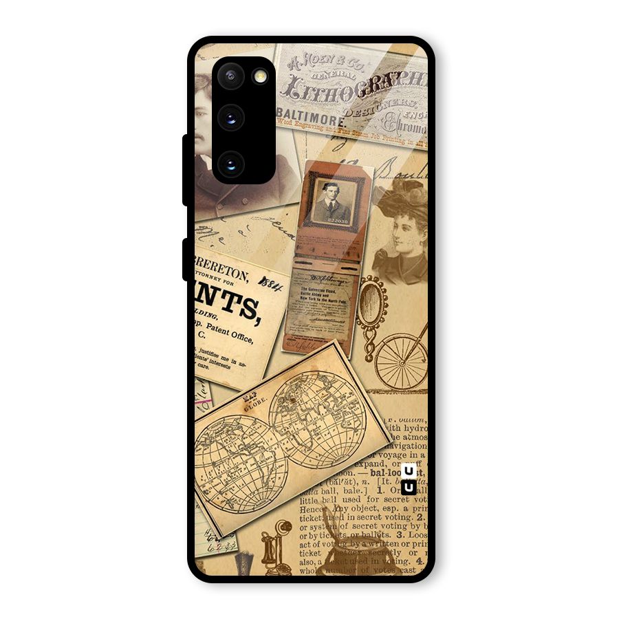 Vintage Memories Glass Back Case for Galaxy S20 FE 5G