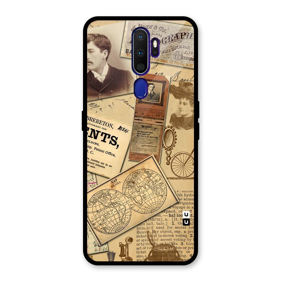Vintage Memories Glass Back Case for Oppo A9 (2020)