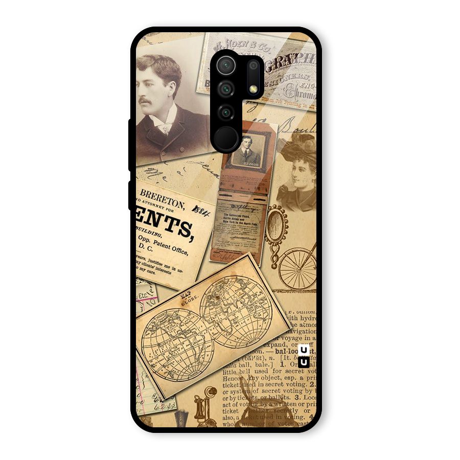 Vintage Memories Glass Back Case for Poco M2