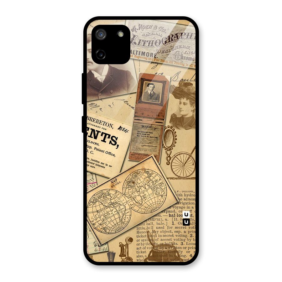 Vintage Memories Glass Back Case for Realme C11