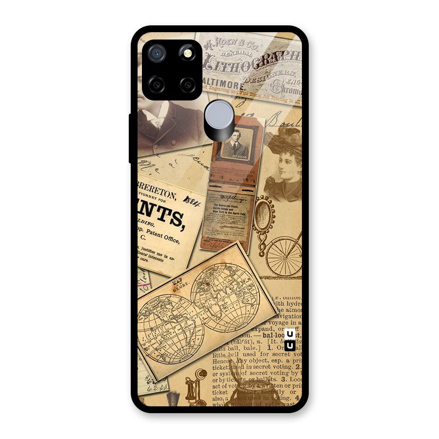 Vintage Memories Glass Back Case for Realme C12