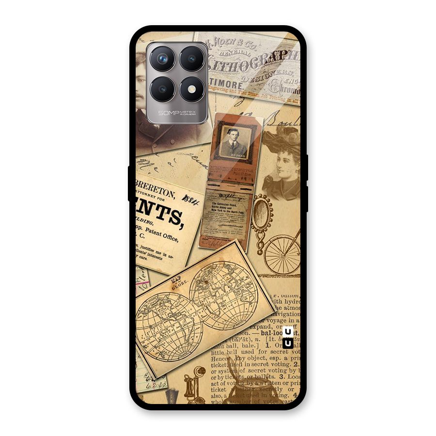 Vintage Memories Glass Back Case for Realme Narzo 50