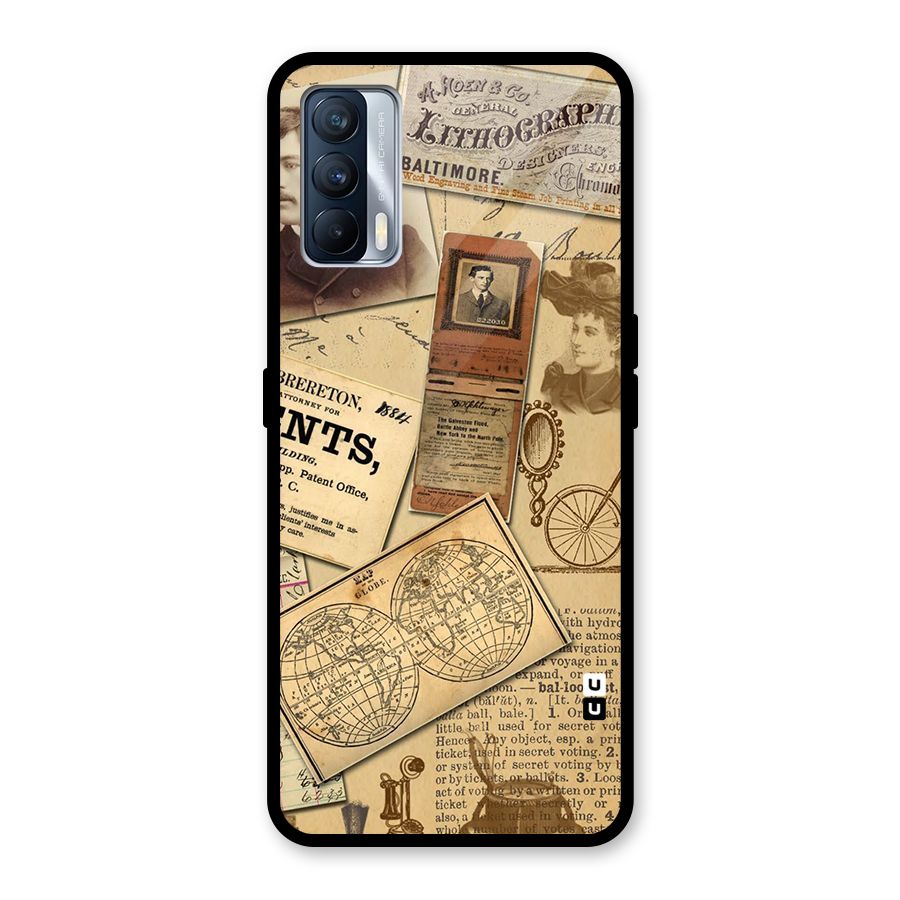 Vintage Memories Glass Back Case for Realme X7
