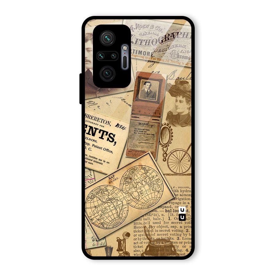 Vintage Memories Glass Back Case for Redmi Note 10 Pro