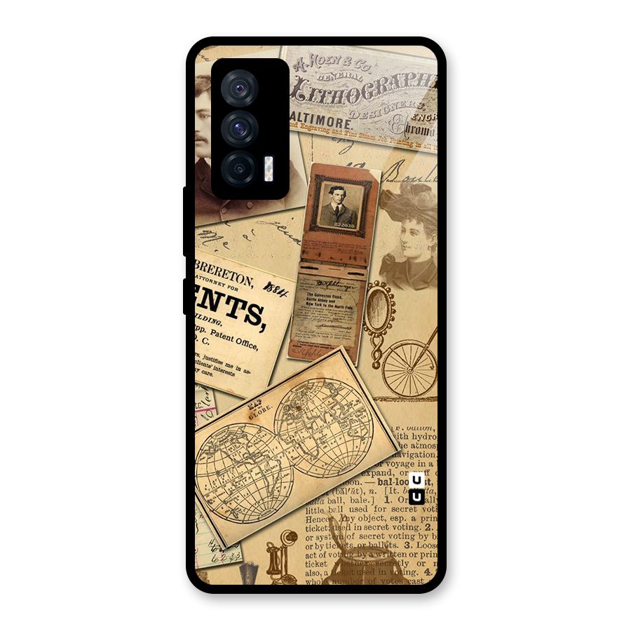 Vintage Memories Glass Back Case for Vivo iQOO 7 5G