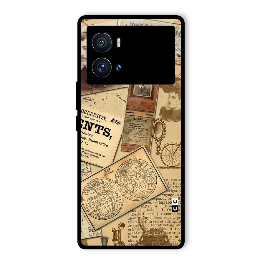 Vintage Memories Glass Back Case for Vivo iQOO 9 Pro