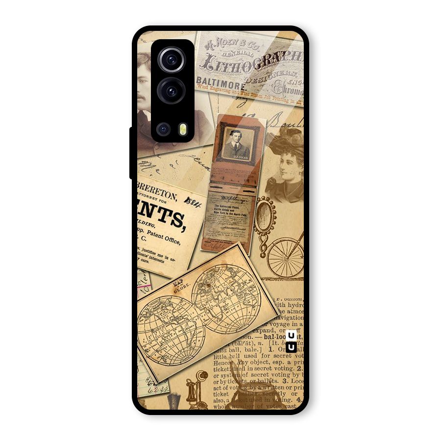 Vintage Memories Glass Back Case for Vivo iQOO Z3