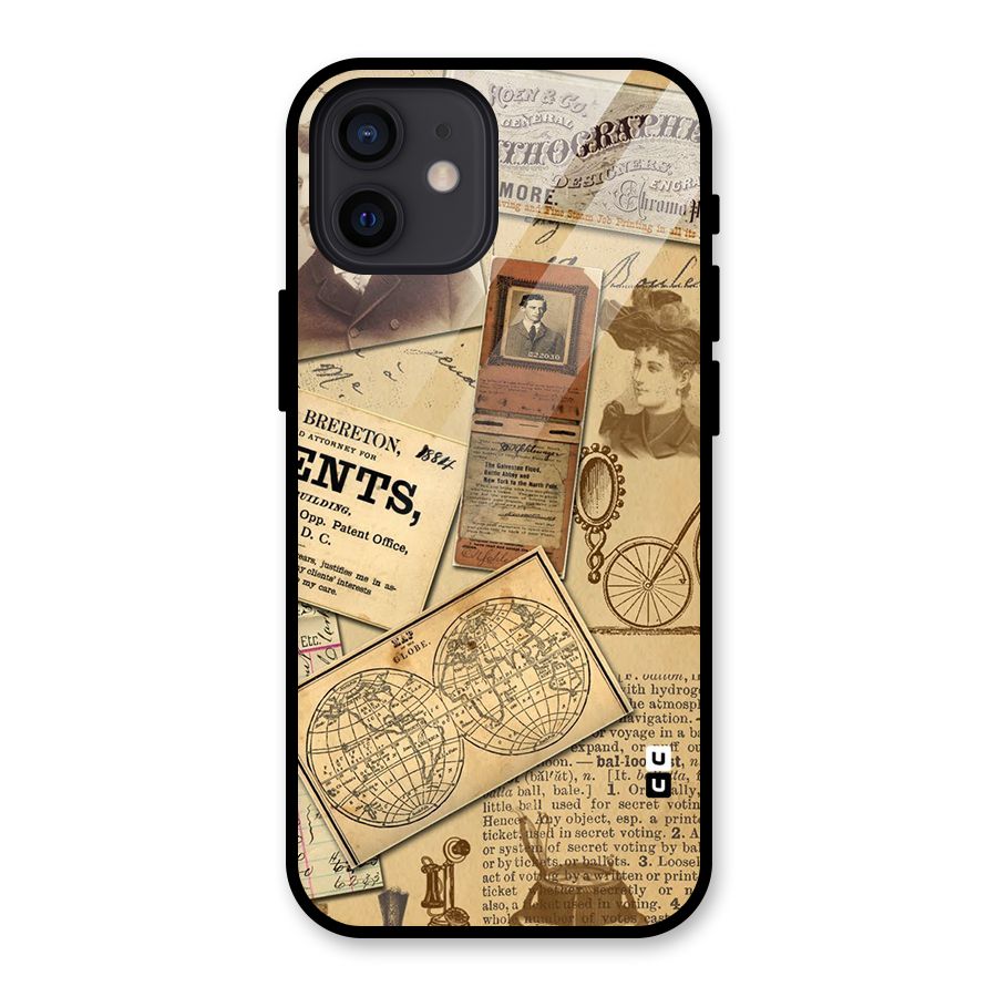Vintage Memories Glass Back Case for iPhone 12