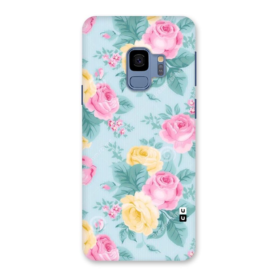 Vintage Pastels Back Case for Galaxy S9