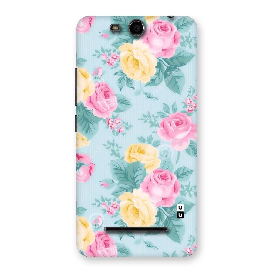Vintage Pastels Back Case for Micromax Canvas Juice 3 Q392
