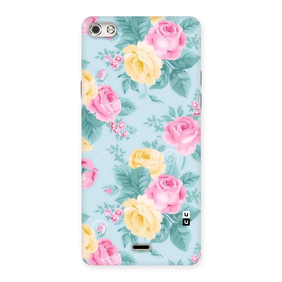 Vintage Pastels Back Case for Micromax Canvas Silver 5