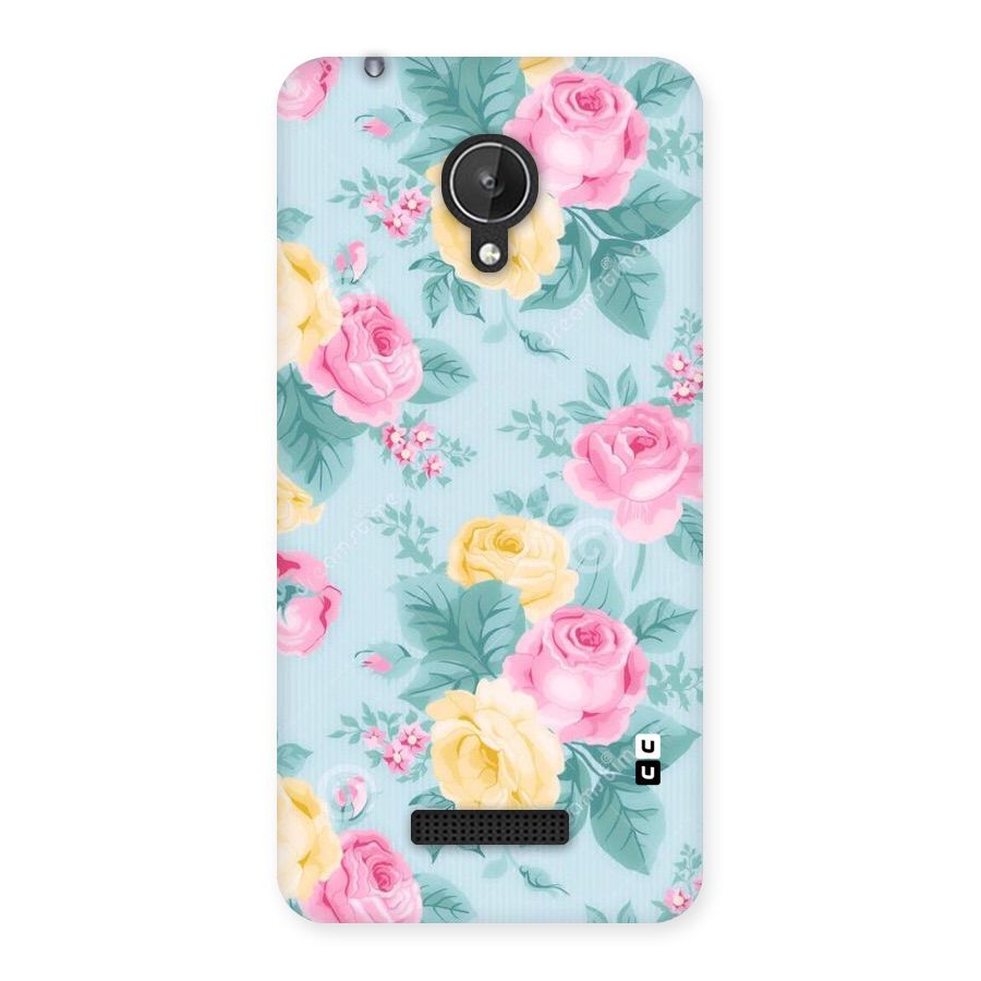 Vintage Pastels Back Case for Micromax Canvas Spark Q380