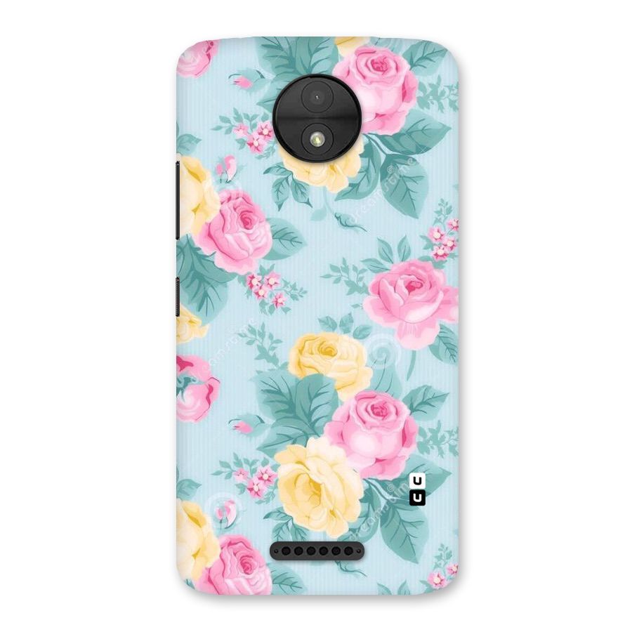 Vintage Pastels Back Case for Moto C