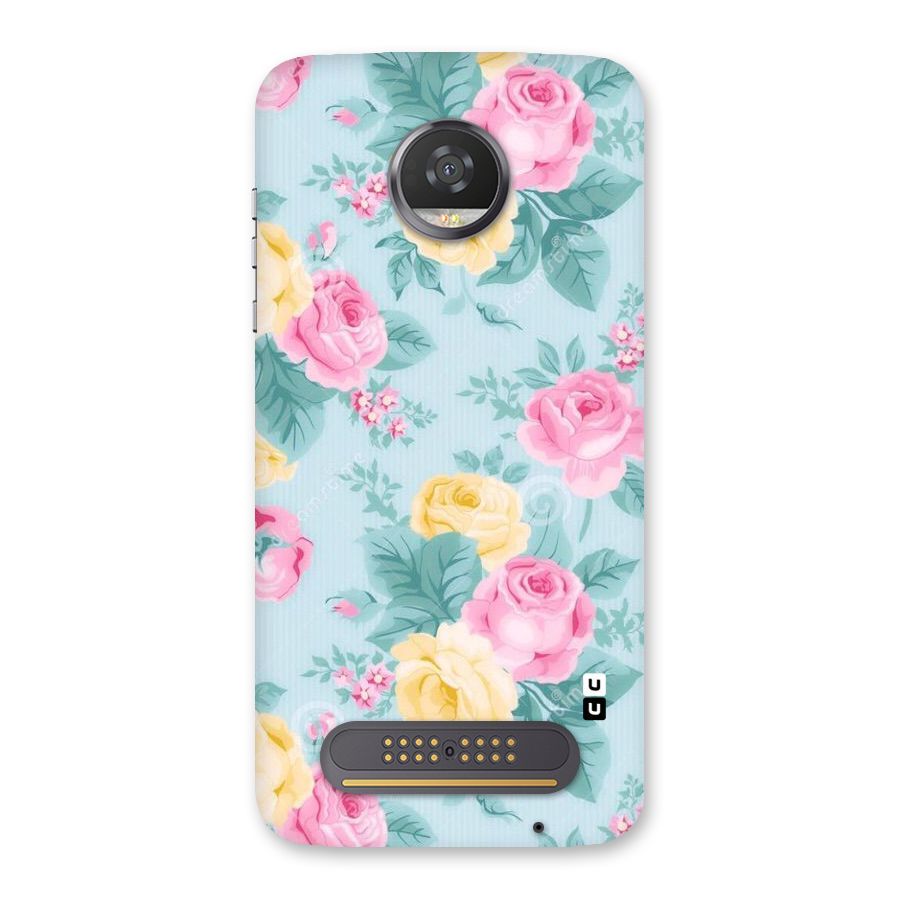 Vintage Pastels Back Case for Moto Z2 Play