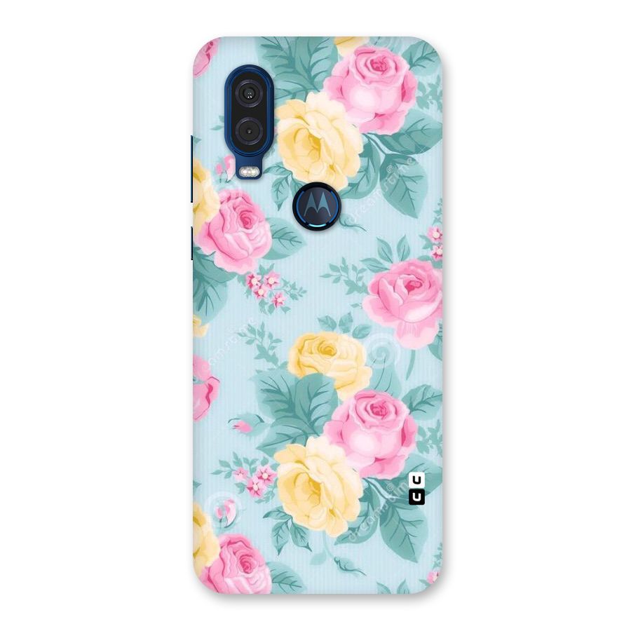 Vintage Pastels Back Case for Motorola One Vision