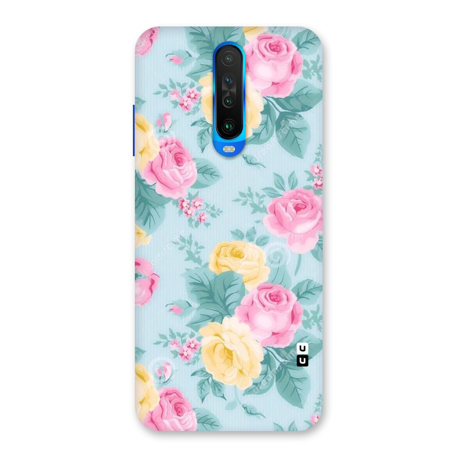 Vintage Pastels Back Case for Poco X2
