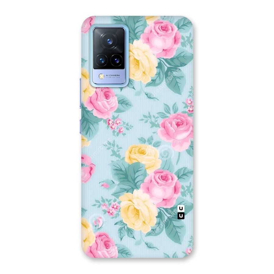 Vintage Pastels Back Case for Vivo V21 5G