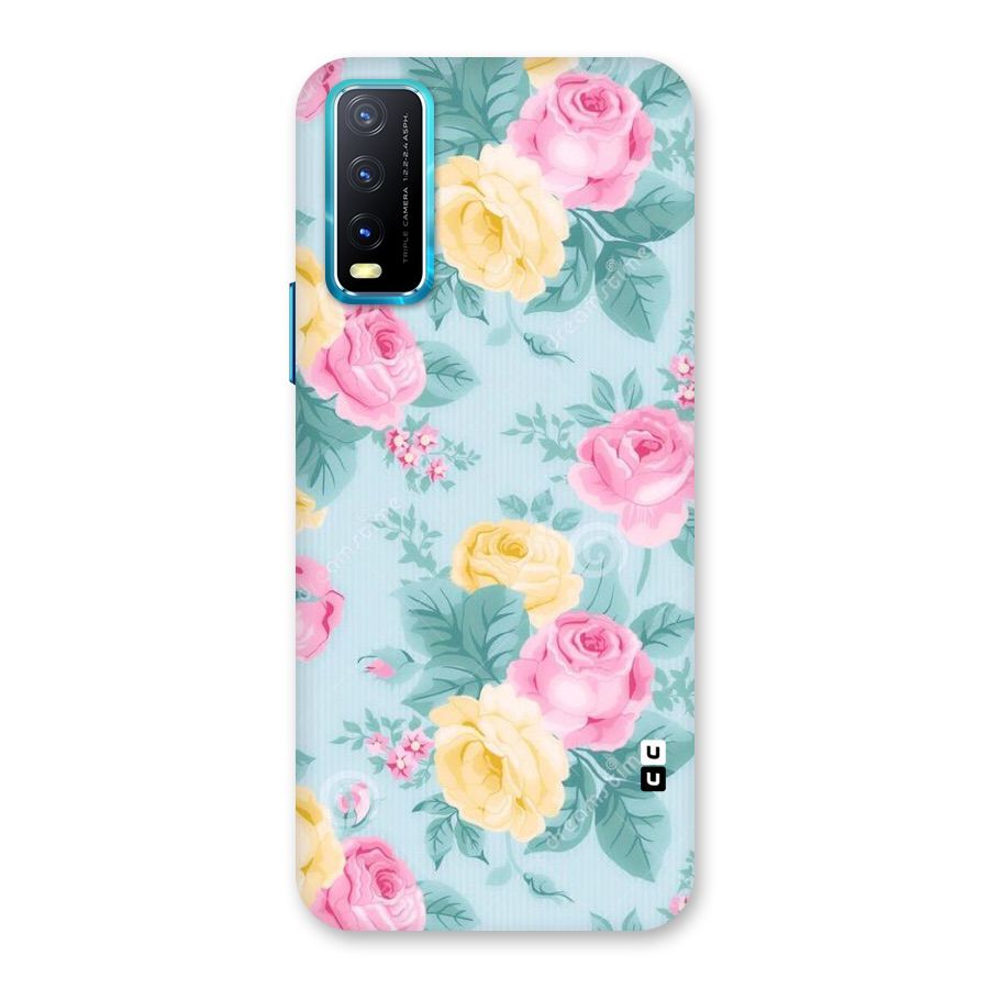 Vintage Pastels Back Case for Vivo Y20A