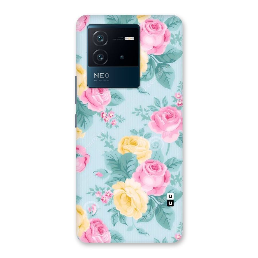 Vintage Pastels Back Case for Vivo iQOO Neo 6 5G