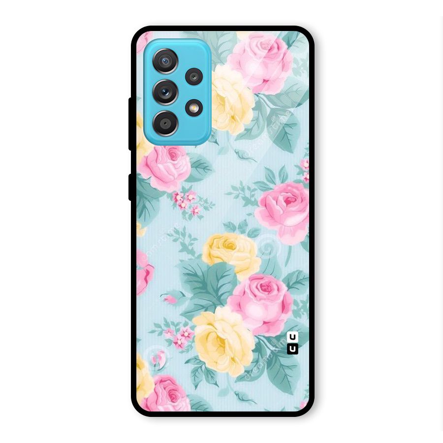 Vintage Pastels Glass Back Case for Galaxy A52