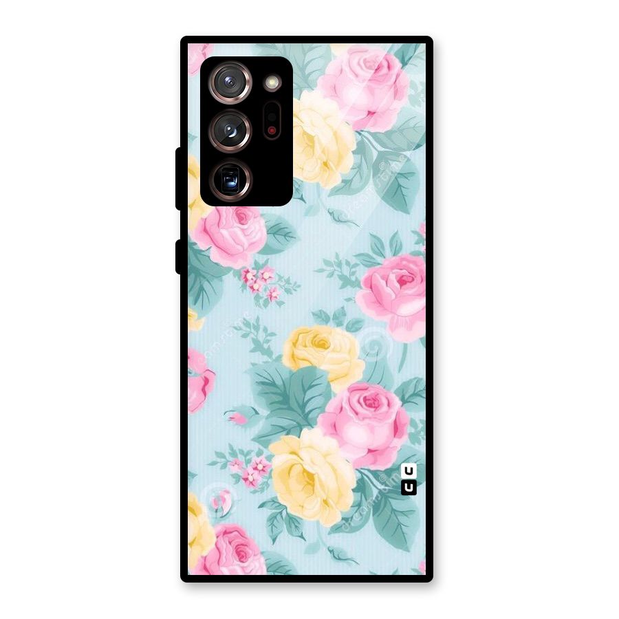 Vintage Pastels Glass Back Case for Galaxy Note 20 Ultra