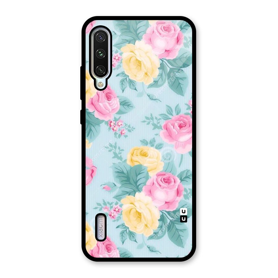 Vintage Pastels Glass Back Case for Mi A3
