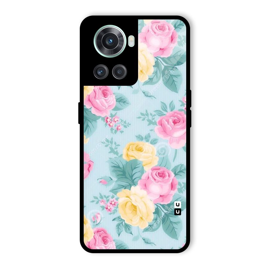 Vintage Pastels Glass Back Case for OnePlus 10R