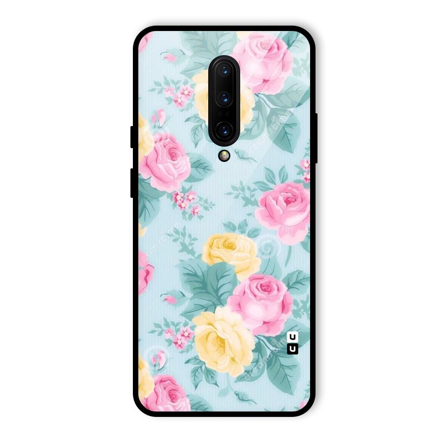Vintage Pastels Glass Back Case for OnePlus 7 Pro