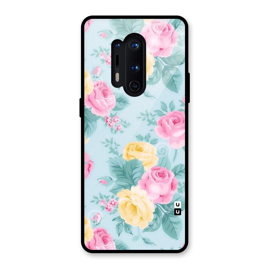 Vintage Pastels Glass Back Case for OnePlus 8 Pro