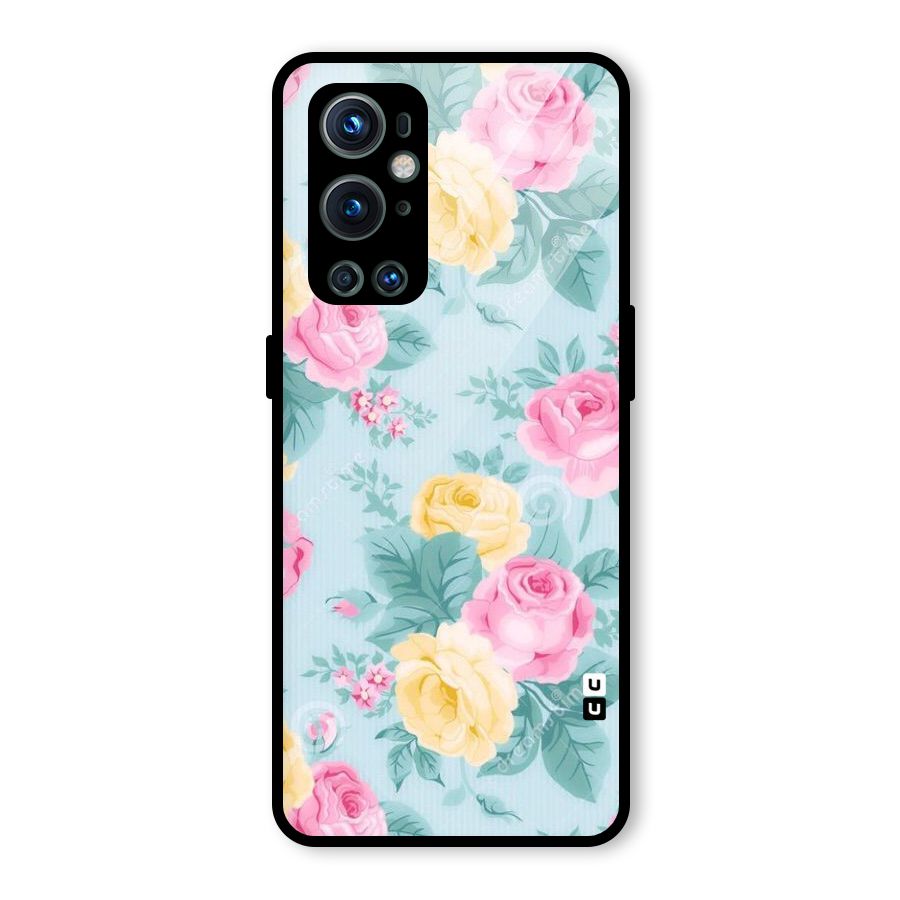 Vintage Pastels Glass Back Case for OnePlus 9 Pro