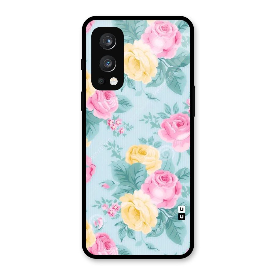 Vintage Pastels Glass Back Case for OnePlus Nord 2 5G