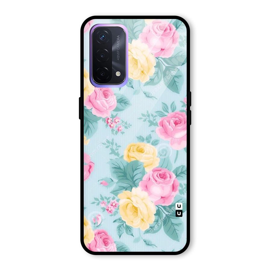 Vintage Pastels Glass Back Case for Oppo A74 5G