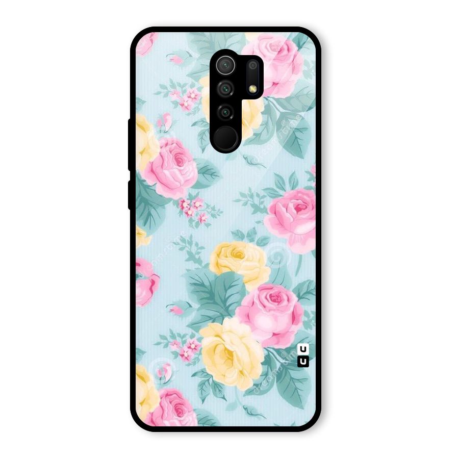 Vintage Pastels Glass Back Case for Poco M2