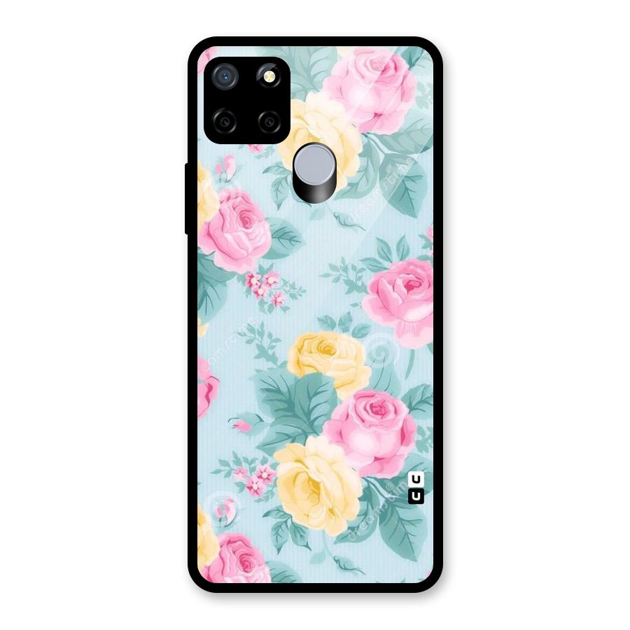 Vintage Pastels Glass Back Case for Realme C12